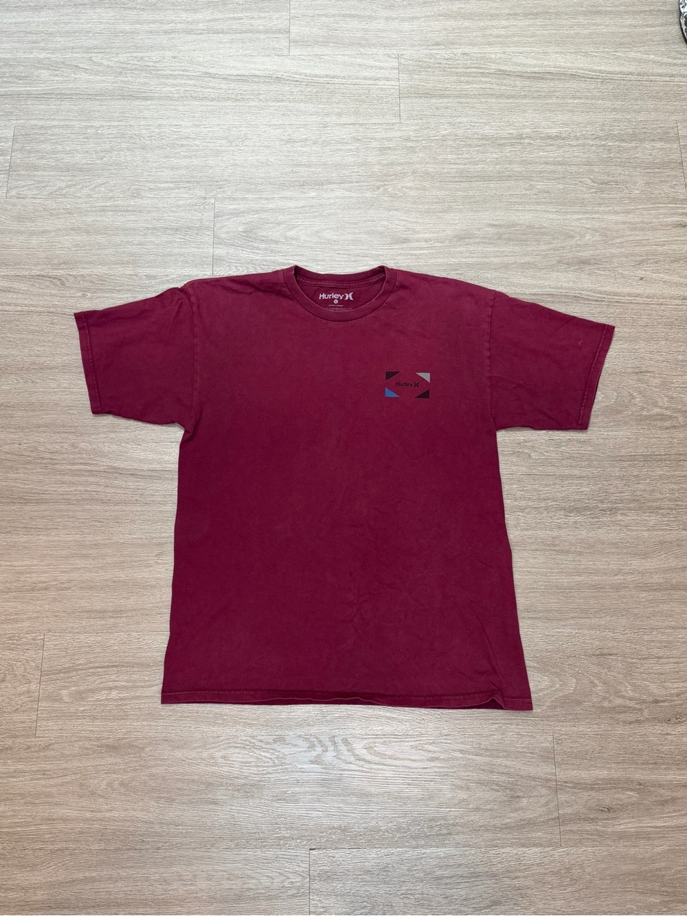 Hurley Men's Maroon Short Sleeve Tee